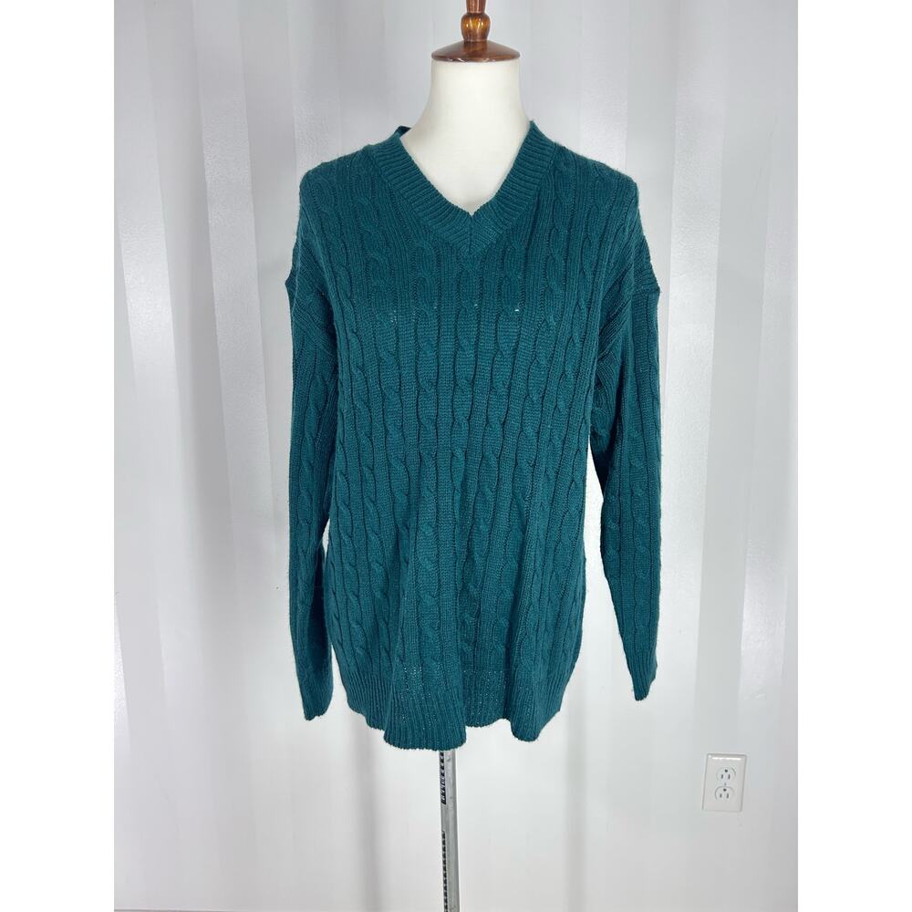 LOVE CHANGE ITALY Women’s Hunter Green Sweater Sz M